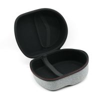 适用 Oculus Quest收纳包 二代VR一体机3D眼镜头盔便携抗压防摔盒 灰+黑(XJB-10)