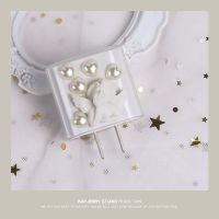 天使iPhone12数据线保护套20w苹果promax充电器头ipad2020线缠绕 20W透D 托腮天使爱心 充电套
