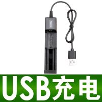 14500锂电池5号AA尖头强光手电筒激光笔验钞灯USB充电器充电3.7V USB充电器1个