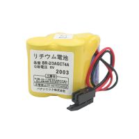 原装发那科BR-2/3AGCT4A 6V法兰克加工中心数控机床FANUC系统电池 黑色插头款