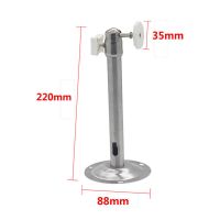 投影仪吊装支架监控摄像头伸缩加长支架铝合金立杆万向吊装壁装 05型不锈钢支架(无法伸缩)