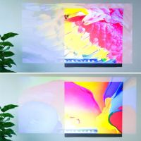 投影仪4K高清金属材质可折叠抗光幕布家用简易便携投影机抗光幕布