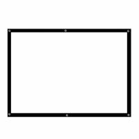 投影仪幕布/简易幕/高清支持3D便携投影仪幕布60寸100寸家用办公 60寸