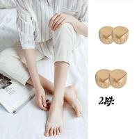 2/3/5双五指袜前半截脚掌鱼嘴鞋袜棉底凉鞋袜子女夏天薄吸汗防滑 2双肤色