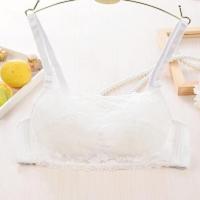 少女抹胸式文胸套装夏季薄款学生胸罩聚拢调整形性感无钢圈内衣 123白色单件 75/34(ab通用)