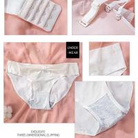 蝴蝶结翅膀小胸聚拢内衣女无肩带抹胸式防滑上托无钢圈文胸罩套装 原版内裤 32/70AB通杯