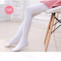 成人连裤袜打底裤练功专用跳舞白色春秋冬中厚加绒加厚女童舞蹈袜 春秋天鹅绒白色1条装 M码身高110-130厘米