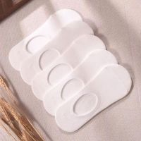 3/5双袜子女士四季短袜透气低帮隐形袜棉袜硅胶防滑船袜韩版女袜 白色 (3双体验装)