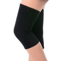 粘扣护膝保暖春夏薄款男女士空调房保暖膝盖护关节老寒腿防寒保暖 黑色直筒护膝 大号适合160/200斤
