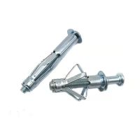 空心砖墙预制石膏板中空壁虎伞形膨胀螺丝铁飞机锚栓胀塞幕墙套管 M4*20(20支)