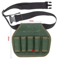 帆布工具腰包加厚多功能挎包电钻腰包登高工具包五金水电工具腰包 加厚腰带腰包[5插孔]