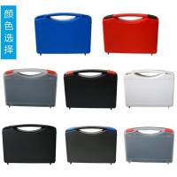 小号塑料手提箱多功能维修五金工具箱防护箱GD01仪器箱包装箱 黑色黑扣空箱