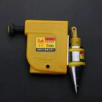 磁性不锈钢高精度自动收线木工线坠吊锤垂直吊线工地线锤 磁性线坠(黄色5米)