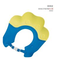 宝宝洗头帽儿童洗头发神器幼儿防水护耳婴儿洗澡帽子小孩洗发浴帽 [单浴帽]景泰蓝