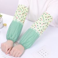 [12双装]袖套成人男女加长款棉布护袖春秋防油污工作套袖 3双 散装颜色混发