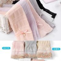 长款弹力蕾丝防晒手套女潮开车遮疤护手臂防紫外线薄款冰丝假袖子 弹力雪纺冰袖随机1双