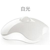 创意家居四叶草USB小夜灯人体感应灯智能光控LED宝宝卧室壁灯衣柜 白光 电池款(送三节电池)