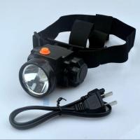 LED高亮强光远射锂电可充电头灯 户外头戴夜骑钓鱼夜钓矿灯手电筒 普通配置[白光两档亮度调光]