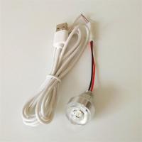 新款 强光迷你usb灯创意护眼灯 1W小灯泡移动电源灯led小夜灯高光 白光 USB线[无开关]