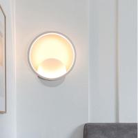 北欧现代LED过道走廊简约客厅沙发背景墙壁卧室温馨床头壁灯鹿角 白色圆形三色24瓦
