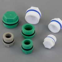 ppr4分外丝堵头20 25 6分丝堵PPR外牙塑料管堵管帽水管配件带皮圈 A款白色4分加厚50只(试用装)