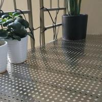 304不锈钢阳台防护网防坠网防盗网防盗窗垫板冲孔板洞洞板钢板网 仅限定制送安全围挡 户外304不锈钢0.6