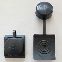 仿古屋面合成树脂瓦防水帽保护盖帽塑料配件ASA厂家批发马鞍垫 A款灰色(一包200个)