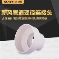 PVC变径接头加厚大小头同心异径75/110/160/200/250排风管材管件 110变75