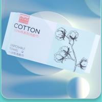 婴儿棉柔巾抽取式一次性洗脸巾100抽干湿两用新生儿加厚 一大包共100抽(送湿巾)