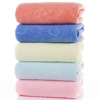 5条装毛巾加厚洗脸家用成人儿童小手巾擦头发干发巾吸水毛巾批发 5条压花小毛巾50*25混搭色款