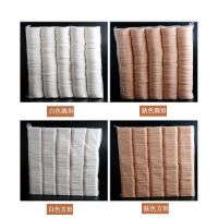 厂家直销影楼专用海绵植绒粉扑一次性方圆形不吃气垫散粉干湿两用 大小款式随机发货(混批) 颜色,尺寸随机发