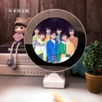 少年团亚轩TNT时代周边pb小饰品马嘉祺刘耀文宋贺峻霖丁程鑫镜子 组合款 [圆形]送电池 USB线