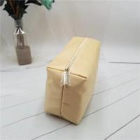 [便携流行]米黄色时尚简约化妆包手拿包收纳包整理包刷包