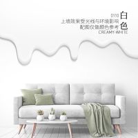 环保乳胶漆室内家用彩色油漆白色翻新自刷墙漆内墙涂料小桶水性漆 白色 0.5L[送工具]