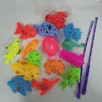 钓鱼玩具儿童宝宝抓鱼男女孩池套装磁性感应发光竿1-236半岁 15鱼+2小杆