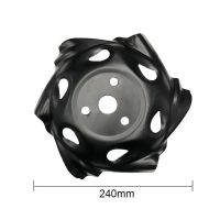 新品钢丝除草刷[砖缝除草神器]6/8寸割草机打草头园林除草轮盘 龙爪盘(去除表皮草根)