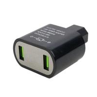 3.1A快充带数显 12-100V通用 电动车手机充电器 电瓶车转USB车载 黑色