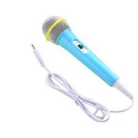 儿童故事机学习早教机话筒电子琴小帅小胖智能机器人等有线麦克风 高音质早教机话筒、天空蓝