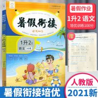 暑假衔接一升二升三升四升五升六小升初人教版语数英全套暑假作业 语文人教版 1升2年级