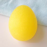 握力器硅胶握力球老人中风偏瘫康复训练专业练手力劲手指健身器材 鸡蛋形(黄色)握力15kg