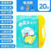 拼音挂图有声读物儿童发声点读书早教机启蒙识字字母表可充电玩具 [小本]电池款-20面