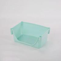 厨房架子置物架落地多层菜架子蔬菜收纳架家用夹缝储物架儿童书架 青绿色 1层 加厚升级(加层数可拍)