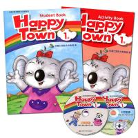 台湾何嘉仁华东师范出版启蒙幼儿童英语培训主教材happy town 6册 1级别