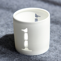 烛台欧式香薰蜡烛台镂空香薰瓶蜡烛杯蜡烛生日套餐 15号7*7