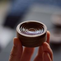 原创精油搭档 原木扩香木香熏木 随身盒留香72小时 车用香薰 固体 旋风(花梨木 圆 ) 不含精油