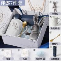 女神节实用女生创意伴手礼送女伴娘女友闺蜜生日礼物礼盒结婚用品 套餐灰16 19.5x19.5x9cm