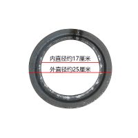 中国加厚圆形圈地锅圈家用取暖煤炭柴火炉圈钢板炉子盖子配件 加厚炉圈外经25cm内经18厘米