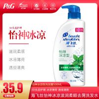 海飞丝洗发水怡神冰凉型去屑洗发露500ml洗头膏男女通用 海飞丝怡神冰凉洗发水500ml