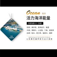 [5片]法国香料汽车香片香薰车载香水挂件挂饰精油车用持久淡香 海洋5片装(清爽香)