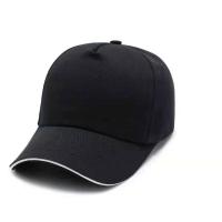 四季男女棒球帽韩版女潮流帽学生帽百搭旅游太阳帽休闲遮阳鸭舌帽 光板黑色